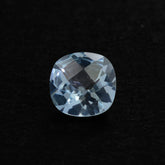 AQUAMARINE CHECKER CUT CUSHION (A++) 5.80MM 0.60 Cts.