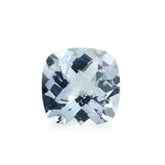 AQUAMARINE CHECKER CUT CUSHION (A++) 7MM 1.28 Cts.