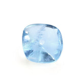 AQUAMARINE FANCY CUSHION CAB (A+++/SI) (FULL DRILL 0.60MM) 8MM 1.71 Cts.