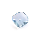 AQUAMARINE FANCY CUSHION CAB (A+++/SI) (FULL DRILL 0.60MM) 6.50MM 0.87 Cts.