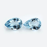 AQUAMARINE CUT PEAR (A+++) 12X8MM 2.55 Cts.