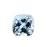 AQUAMARINE CUT CUSHION (A++) 10MM 3.81 Cts.