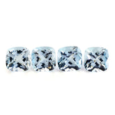 AQUAMARINE CUT CUSHION (A++) 10MM 3.81 Cts.