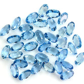 AQUAMARINE CUT OVAL (A++++) 6X4MM 0.37 Cts.