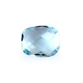 AQUAMARINE BRIOLETTE CUSHION (A+) 10X8MM 2.30 Cts.