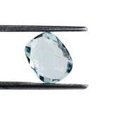 AQUAMARINE BRIOLETTE CUSHION (A+) 10X8MM 2.30 Cts.