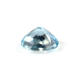 AQUAMARINE CHECKER CUT CUSHION (A+/SI) 12MM 5.30 Cts.