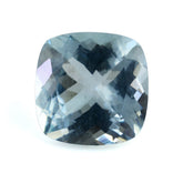 AQUAMARINE CUT CUSHION (A+/SI) 10MM 3.88 Cts.