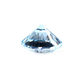 AQUAMARINE STRAIGHT FACET CUT ROUND (A+) (DES#77) 10MM 3.26 Cts.