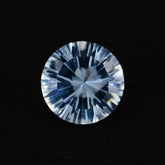 AQUAMARINE STRAIGHT FACET CUT ROUND (A+/SI) (DES#77) 10MM 3.18 Cts.