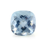 AQUAMARINE CHECKER CUT CUSHION (A+/SI) 7MM 1.45 Cts.