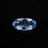 AQUAMARINE CHECKER CUT OVAL (A+) 8X4MM 0.55 Cts.