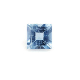 AQUAMARINE CUT SQUARE (A++++/SI) 4MM 0.35 Cts.