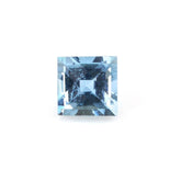 AQUAMARINE CHECKER CUT SQUARE (A+++/SI) 5MM 0.66 Cts.