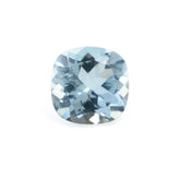 AQUAMARINE CUT CUSHION (A+++/SI) 6MM 0.88 Cts.