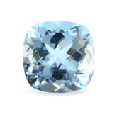 AQUAMARINE CUT CUSHION (A+++/SI) 8MM 1.90 Cts.