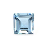 AQUAMARINE CUT SQUARE (A+++) 6MM 0.80 Cts.