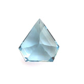 AQUAMARINE STEP CUT TRILLION FANCY (A+++) 6MM 0.68 Cts.