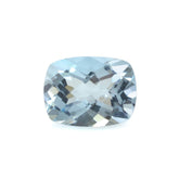 AQUAMARINE CHECKER CUT CUSHION (A+++) 8X6MM 1.30 Cts.