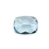 AQUAMARINE CHECKER CUT CUSHION (A+++) 8X6MM 1.30 Cts.