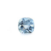 AQUAMARINE CHECKER CUT CUSHION (A+++) 3.50MM 0.18 Cts.