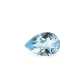 AQUAMARINE CHECKER CUT PEAR (A++) 6X4MM 1.19 Cts.