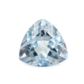 AQUAMARINE CUT TRILLION (A++/SI) 10MM 3.21 Cts.