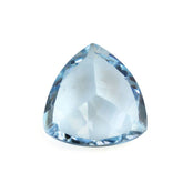 AQUAMARINE CUT TRILLION (A++/SI) 10MM 3.21 Cts.