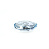 AQUAMARINE CHECKER CUT BRIOLETTE OVAL (A++) 8X6MM 0.90 Cts.