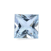 AQUAMARINE PRINCESS CUT SQUARE (A++) 8MM 2.27 Cts.