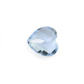 AQUAMARINE CHECKER CUT HEART (A++) 5MM 0.43 Cts.