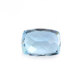 AQUAMARINE CUT CUSHION ANTIC (A++) 7X5MM 0.79 Cts.