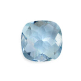 AQUAMARINE CHECKER CUT CUSHION (A++/HI) 7MM 1.23 Cts.