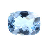 AQUAMARINE CHECKER CUT CUSHION (A++/SI) 8X6MM 1.25 Cts.