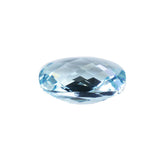 AQUAMARINE CHECKER CUT BRIOLETTE CUSHION (A++) 11MM 4.05 Cts.