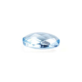 AQUAMARINE CHECKER CUT BRIOLETTE CUSHION (A++/SI) 8X6MM 1.18 Cts.