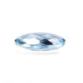AQUAMARINE CHECKER CUT BRIOLETTE CUSHION (A++/SI) 10X6MM 1.39 Cts.
