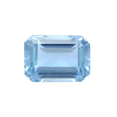 AQUAMARINE CUT OCTAGON (A++/SI) 10X7MM 2.95 Cts.