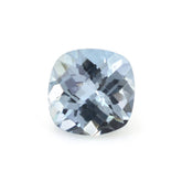 AQUAMARINE CHECKER CUT CUSHION (A) 6MM 0.85 Cts.