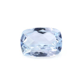 AQUAMARINE CHECKER CUT CUSHION (A) 5X7MM 0.83 Cts.