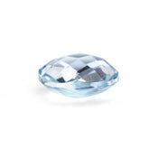 AQUAMARINE CHECKER CUT BRIOLETTE CUSHION (A) 8MM 1.81 Cts.