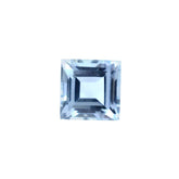 AQUAMARINE CUT SQUARE (A) 6MM 1.08 Cts.