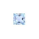 AQUAMARINE PRINCESS CUT SQUARE (A) 4MM 0.34 Cts.