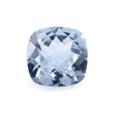 AQUAMARINE CHECKER CUT CUSHION (A/SI) 7MM 1.15 Cts.