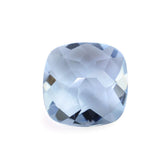 AQUAMARINE CHECKER CUT CUSHION (A/SI) 7MM 1.15 Cts.