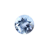 AQUAMARINE CHECKER CUT ROUND (A/HI) 5MM 0.55 Cts.