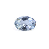 AQUAMARINE CHECKER CUT OVAL (B) 6X4MM 0.35 Cts.