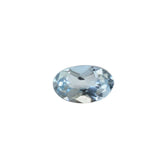 AQUAMARINE CHECKER CUT OVAL (A+) 5X3MM 0.20 Cts.