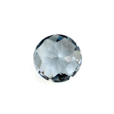 AQUAMARINE CHECKER CUT ROUND (A+) 6MM 0.76 Cts.