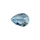 AQUAMARINE CHECKER CUT PEAR (A+++) 7X5MM 0.60 Cts.